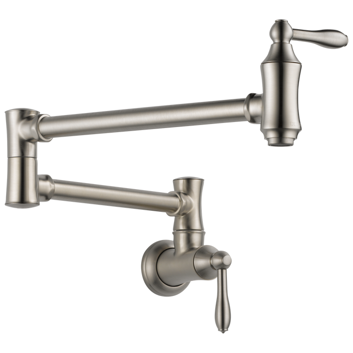 Delta 1177LF Cassidy Traditional Wall Mount Pot Filler