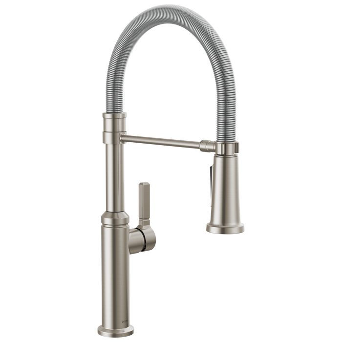 Delta Rhett Pro: Single Handle Pull-Down Kitchen Faucet With Spring Spout