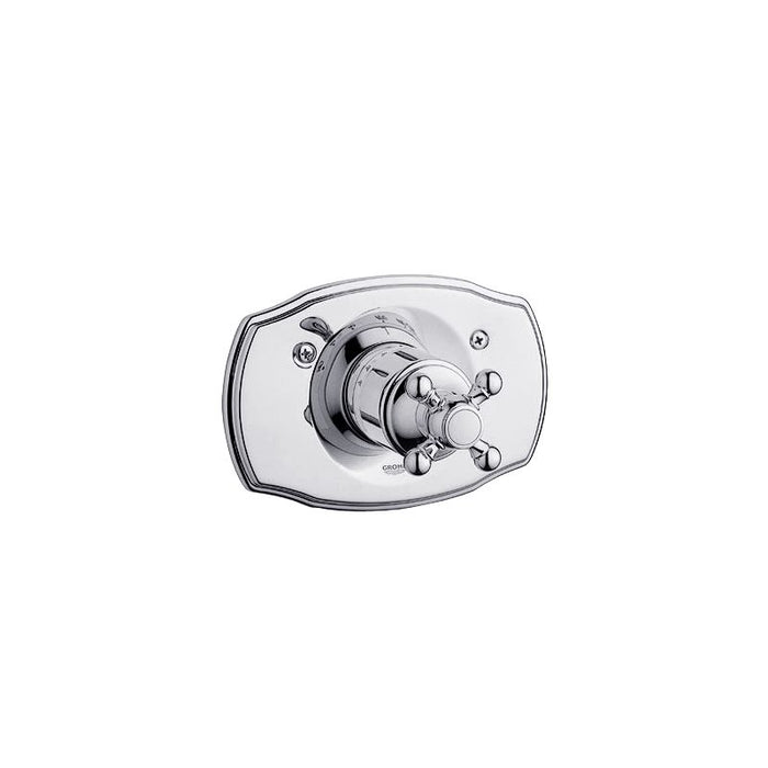 Grohe 19615 Geneva Thermostatic Valve Trim Grohtherm with Metal Cross Handle