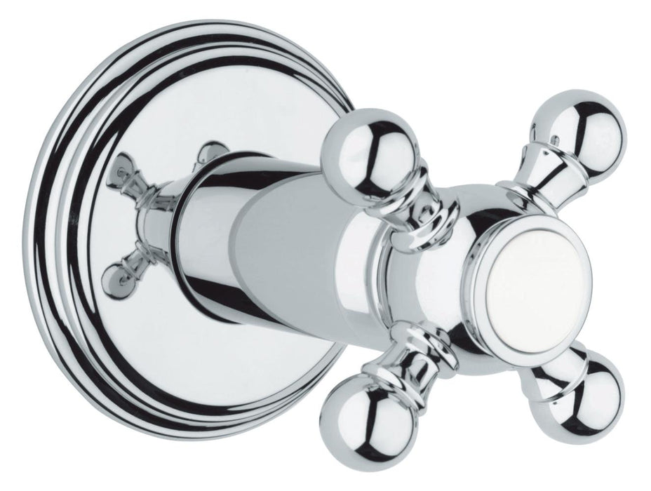 Grohe 19829 Geneva 2 5/8 Inch Volume Control Trim with Cross Handle