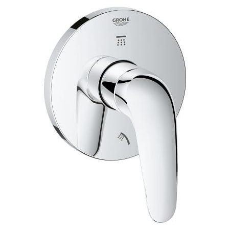 Grohe 19993 Eurostyle 3 7/8 Inch Three Port Diverter Valve Trim with Lever Handle