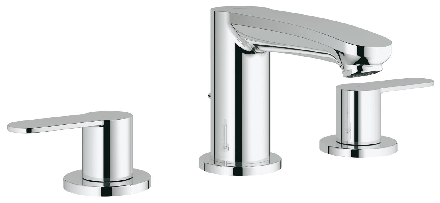 Grohe 2020900A Eurostyle Cosmopolitan 8 Inch Widespread Two-Handle Bathroom Faucet S-Size