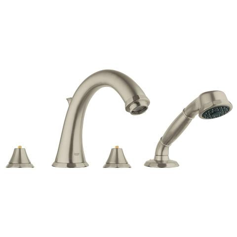 Grohe 25073 Kensington Four-Hole Roman Bathtub Faucet with Handshower