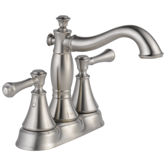 Delta 2597LF-MPU Cassidy Two Handle Centerset Lavatory Faucet - Metal Pop-up