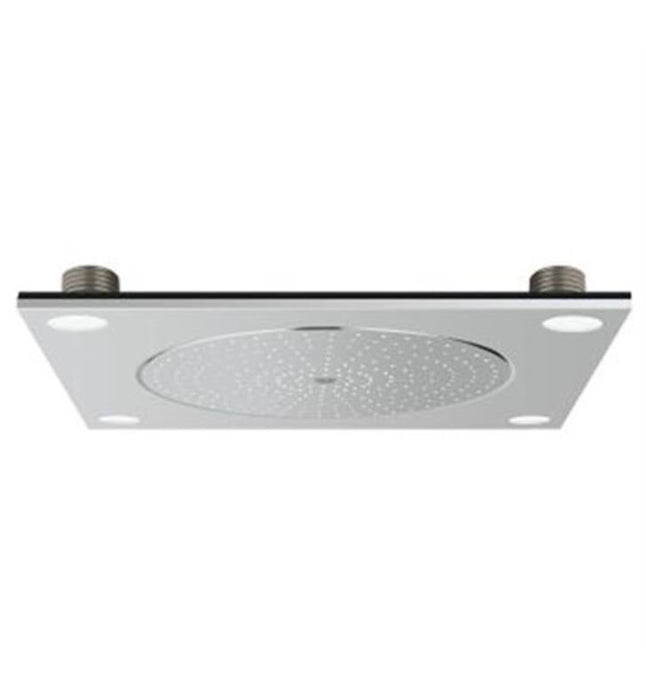 Grohe 26371000 Rainshower F-Series 20 Inch Ceiling Mount Shower Head with LED Light Rainbow Spectrum Lights