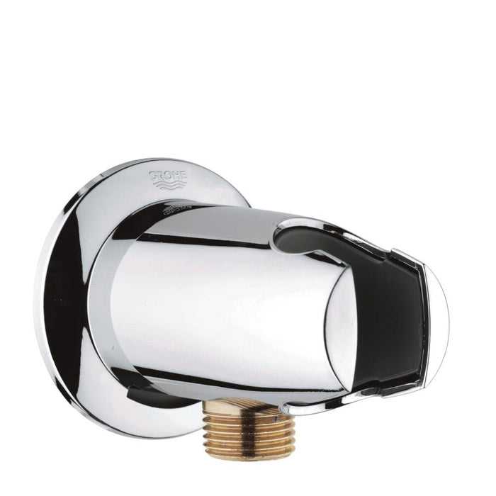 Grohe 28484 Movario Wall Supply Shower Outlet Elbow with Handshower Holder 1/2 Inch Connection