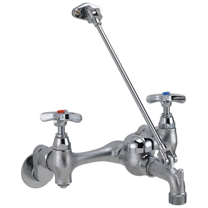 Delta 28T9-AC Commercial Two Handle 8" Wall Mount Service Sink Faucet