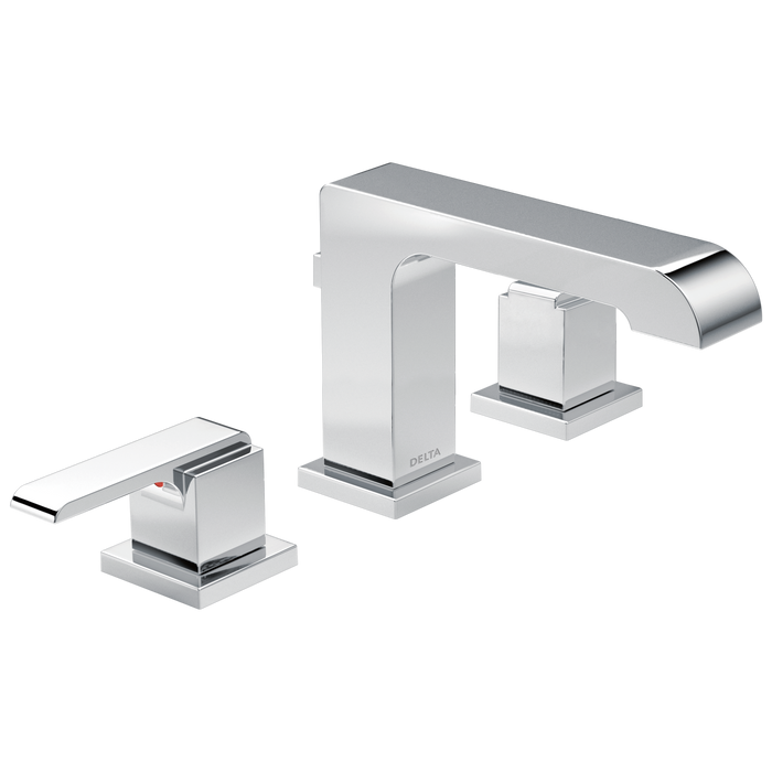 Delta 3567-MPU-DST Two Handle Widespread Bathroom Faucet