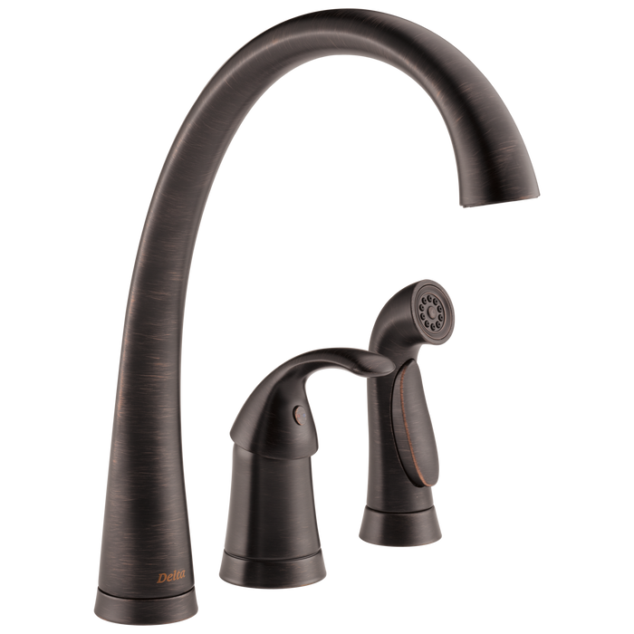 Delta 4380-DST Pilar Single Handle Kitchen Faucet with Spray