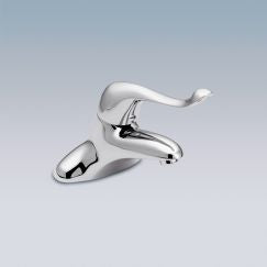 Moen 8416F05 Single Handle Centerset Bathroom Faucet from the M-Dura Collection Included Valve in Chrome