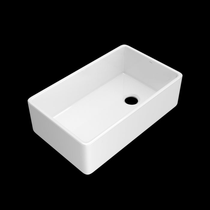 ROHL AL3220AF1 Allia 32" Fireclay Single Bowl Apron Front Kitchen Sink