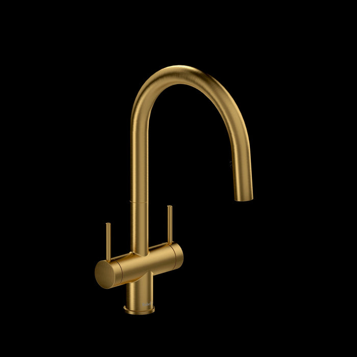 Riobel AZ801 Azure Two Handle Pull-Down Kitchen Faucet