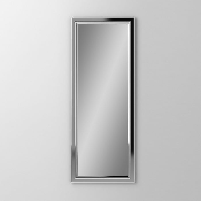 Main Line 15-1/4" x 39-3/8" x 4" bryn mawr framed cabinet in classic gray interior and polished nickel finish with reversible hinge (non-handed)