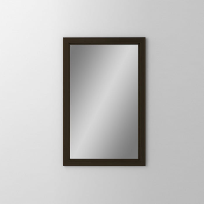 Main Line 19-1/4" x 30" x 6" bryn mawr framed cabinet in classic gray interior and brushed bronze finish with reversible hinge (non-handed)