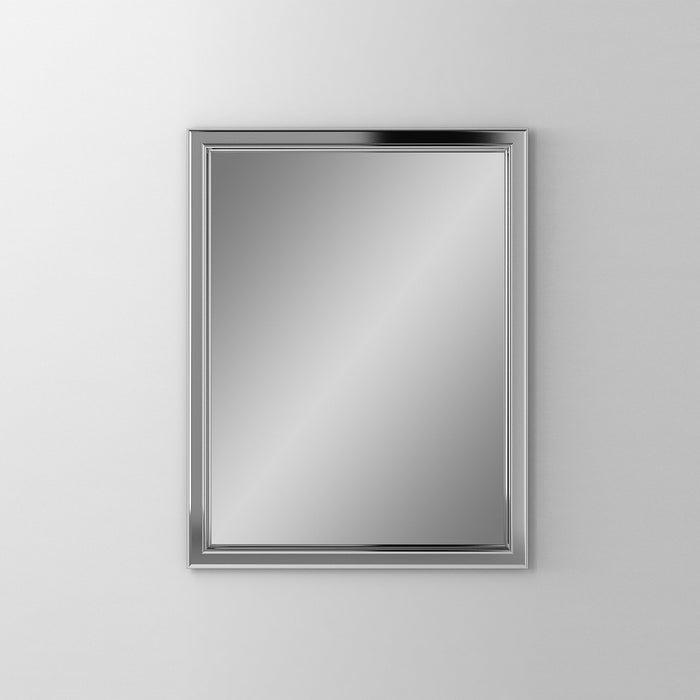 Main Line 23-1/4" x 30" x 4" bryn mawr framed cabinet in classic gray interior and chrome finish with left hinge and electric option