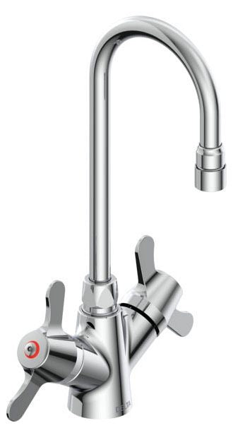 Delta Commercial 25C3:25C3837 Two Handle Single Shank Mixing Faucet