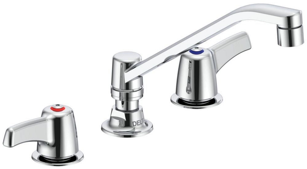 Delta Commercial 27C1 / 27C2:27C2123 Two Handle 8" Below Deck Mount Faucet