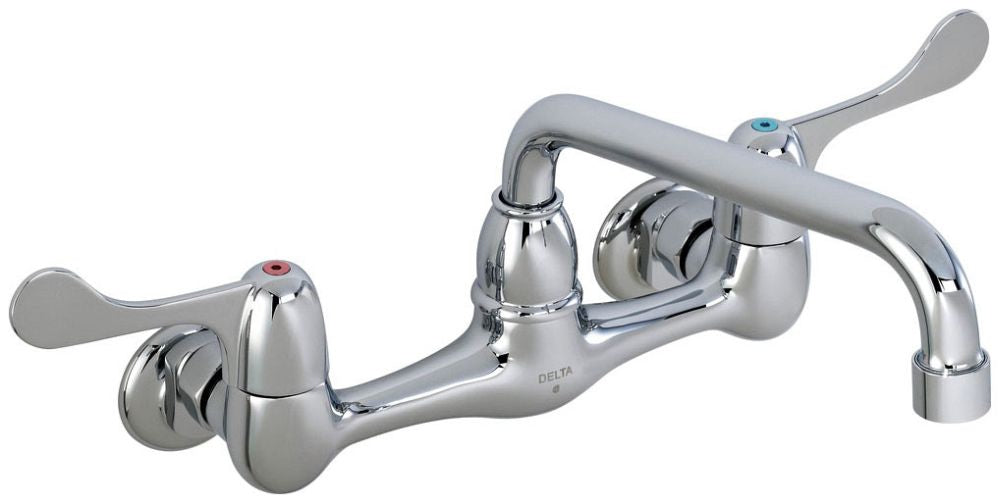 Delta Commercial 28P4:28P4402LF Two Handle 8" Wall Mount Service Sink Faucet