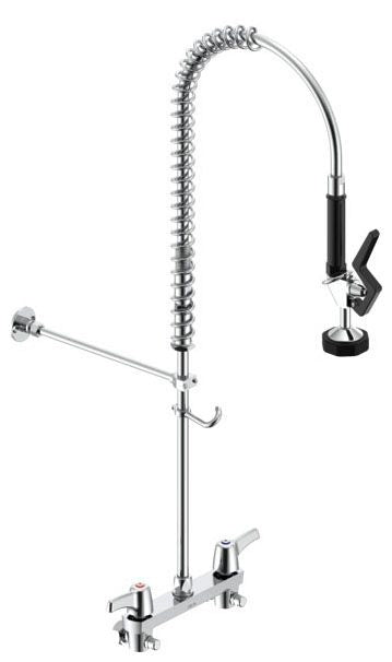 Delta Commercial 55C:55C1513 Pre-Rinse 8" Wall Mount Faucet