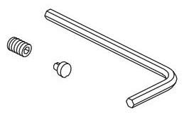 Brizo Virage: Handle Buttons, Set Screws and Allen Wrench