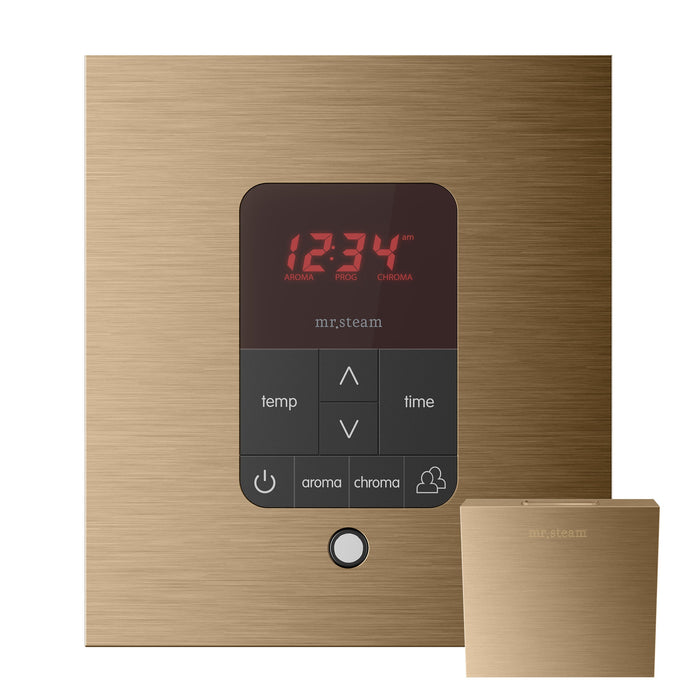 Mr. Steam MSITPLUSSQ-BB iTempoPlus® Square in Brushed Bronze