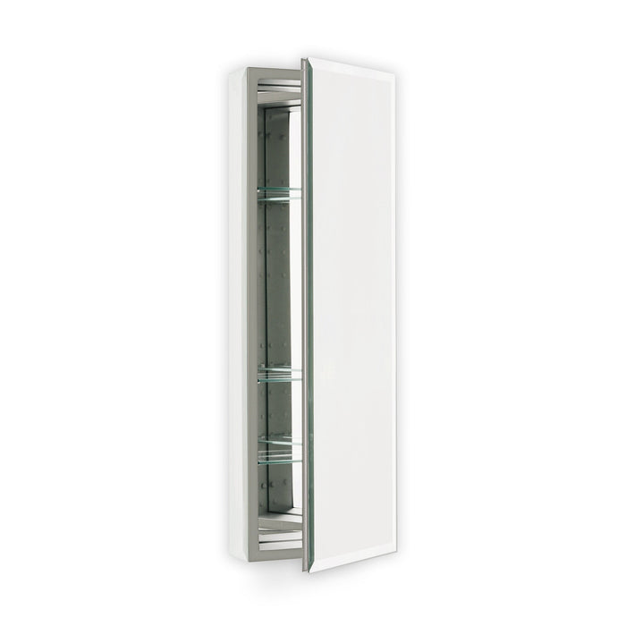 PL Series 19-1/4" x 30" x 4" flat top cabinet with bevel edge, non-handed (reversible), white interior and non-electric