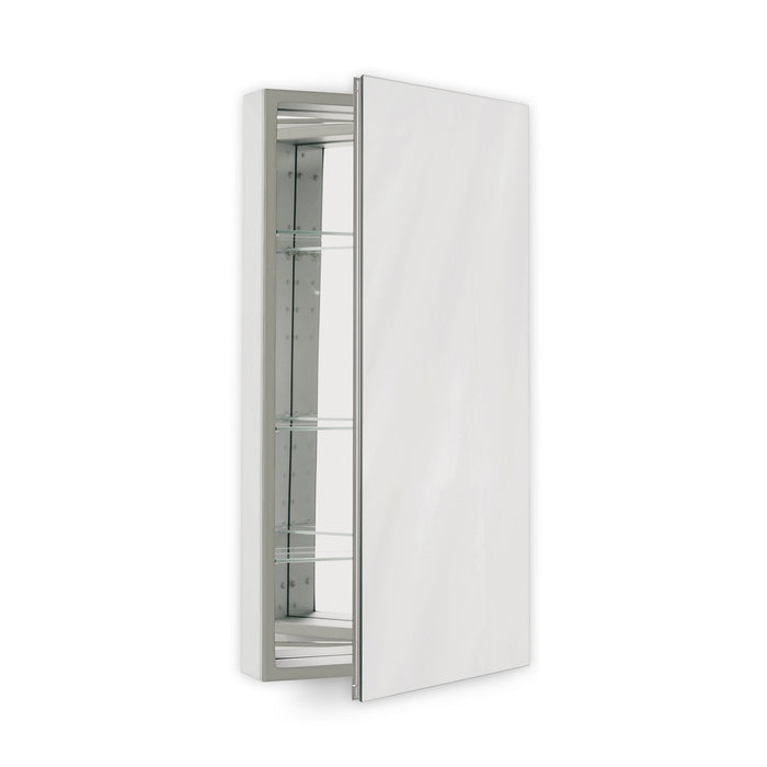 PL Series 23-1/4" x 30" x 4" flat top cabinet with polished edge, non-handed (reversible), classic gray interior and non-electric