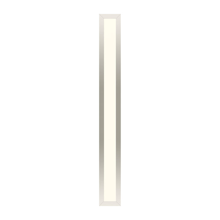 Profiles 3-1/2" x 30" x 4-5/8" framed lighting in polished nickel with 2700 kelvin temperature (warm light)