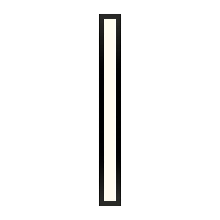Profiles 3-1/2" x 30" x 4-5/8" framed lighting in matte black with 2700 kelvin temperature (warm light)