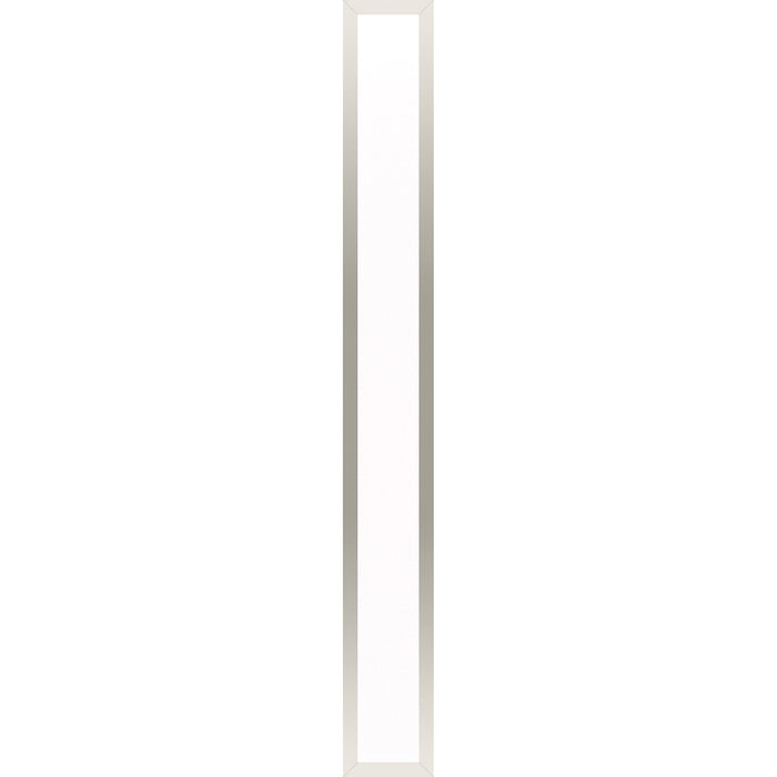 Profiles 5" x 39-3/8" x 4-5/8" framed lighting in polished nickel with 4000 kelvin temperature (cool light)