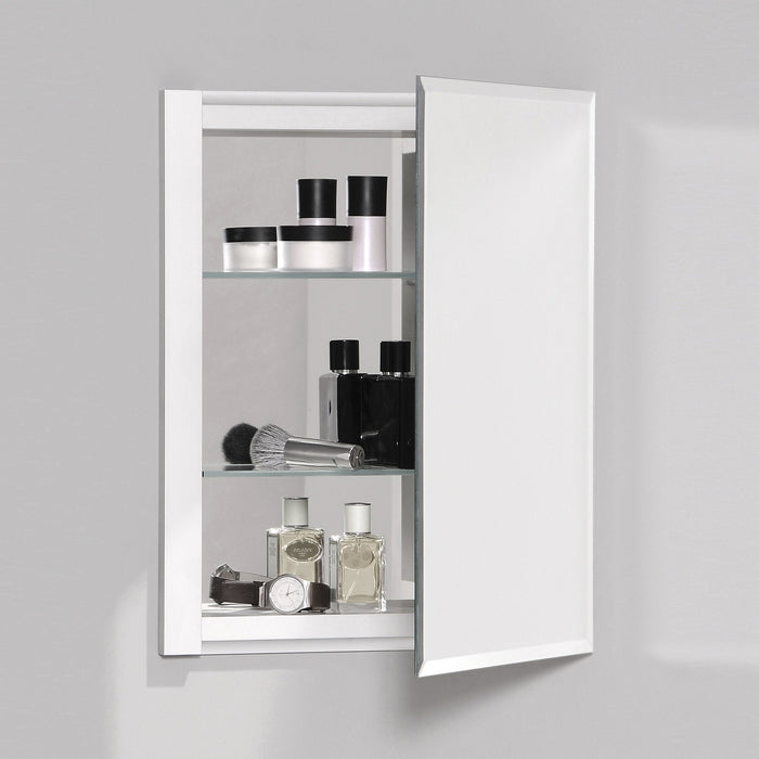 R3 Series 16" x 20" x 4" single door cabinet with bevel edge