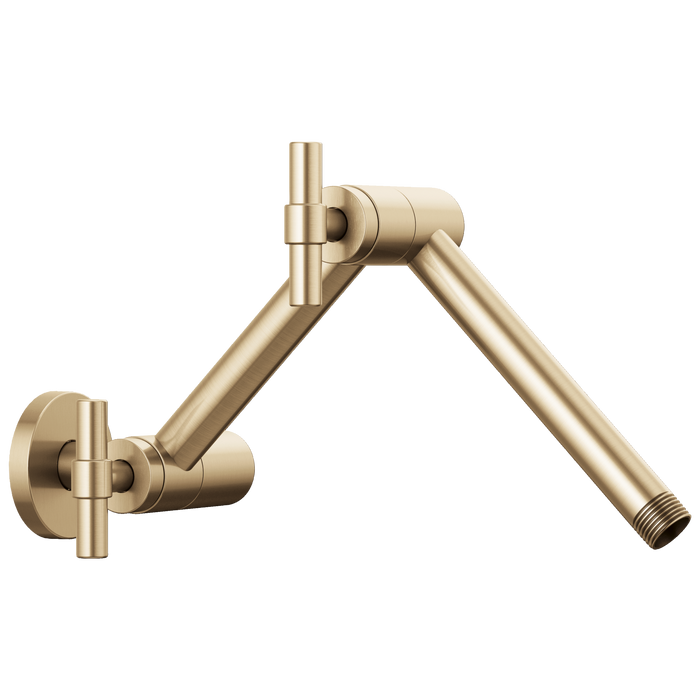 Brizo Brizo Brizo Universal Showering: Linear Round Jointed Wall Mount Shower Arm And Flange