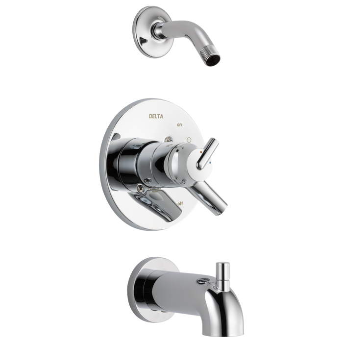 Delta T17459-LHD Trinsic Monitor 17 Series Tub and Shower Trim - Less Shower Head