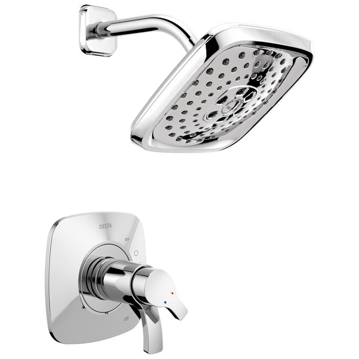 Delta T17T252 Tesla Tempassure 17T Series H2okinetic Shower Trim
