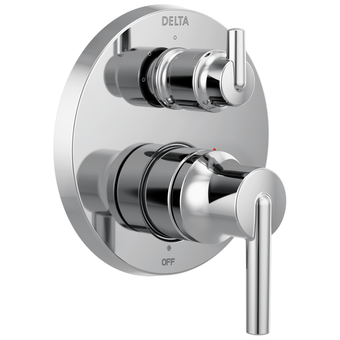Delta T24859 Trinsic Contemporary Two Handle Monitor 14 Series Valve Trim with 3-Setting Integrated Diverter