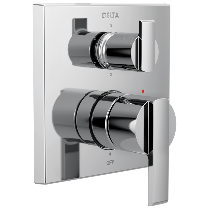 Delta T24967 Ara Angular Modern Monitor 14 Series Valve Trim with 6-Setting Integrated Diverter
