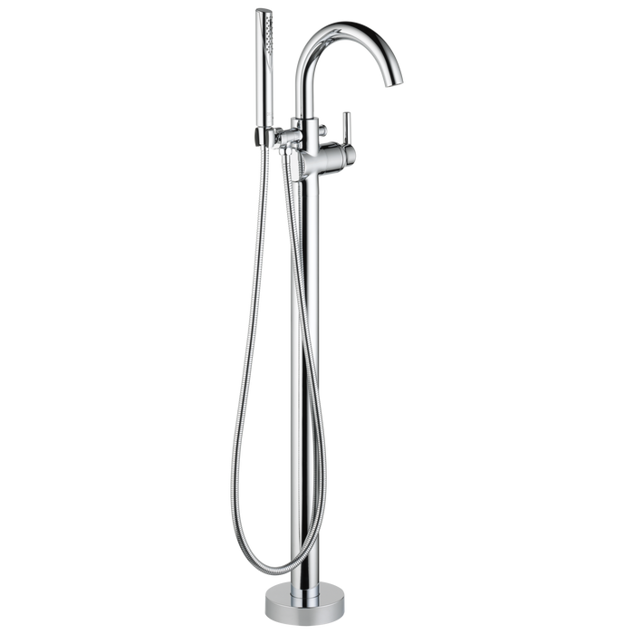 Delta T4759-FL Trinsic Contemporary Floor Mount Tub Filler Trim