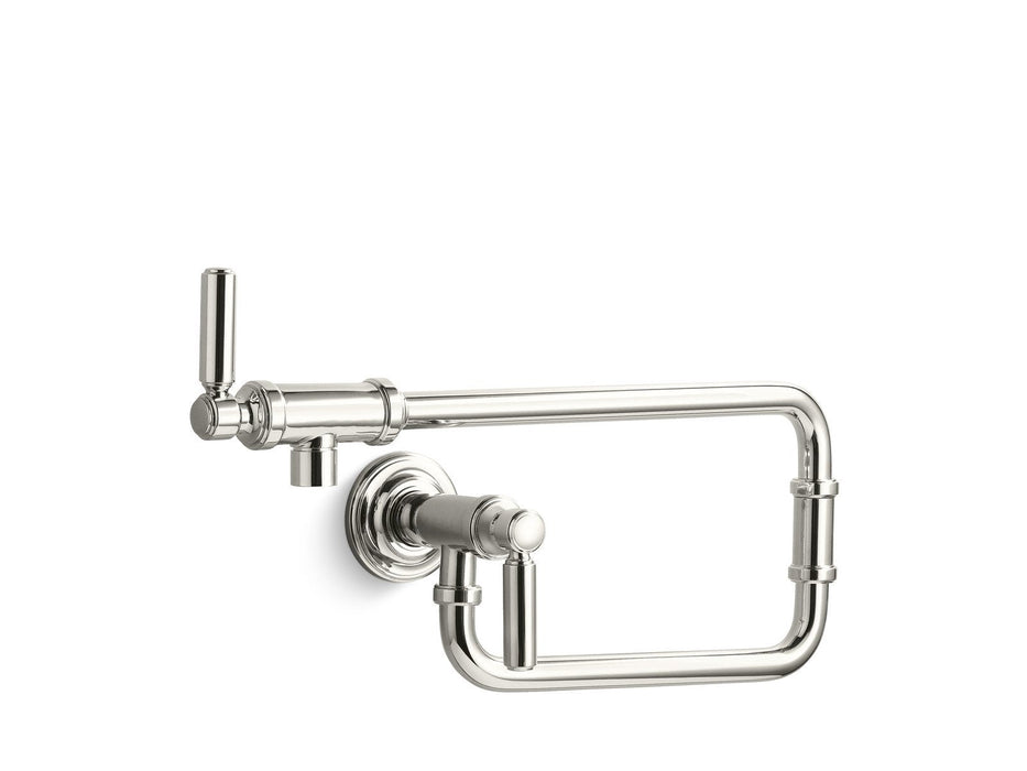 Kallista P23070-00-CP Quincy Wall-Mount Pot Filler