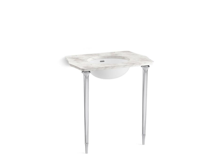 Kallista P74242-CP-CP Script Console Table Leg