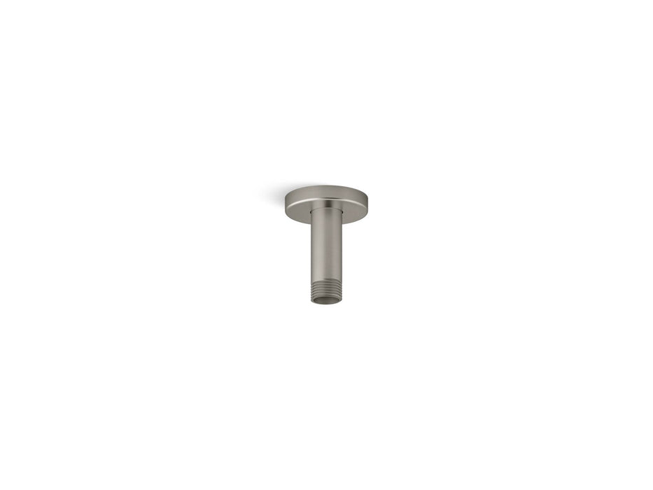 KOHLER K-26319 Statement 3" ceiling-mount single-function rainhead arm and flange