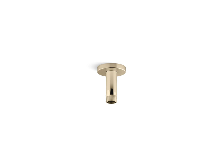 KOHLER K-26319 Statement 3" ceiling-mount single-function rainhead arm and flange