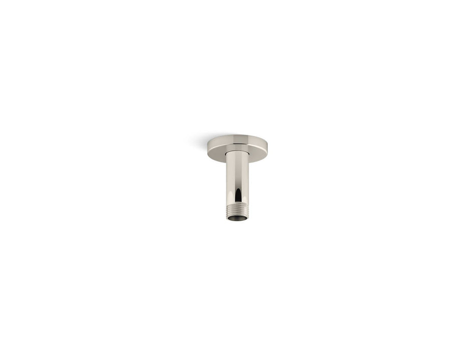 KOHLER K-26319 Statement 3" ceiling-mount single-function rainhead arm and flange