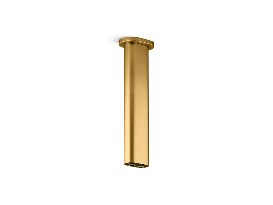 KOHLER K-26326 Statement 10" ceiling-mount two-function rainhead arm and flange