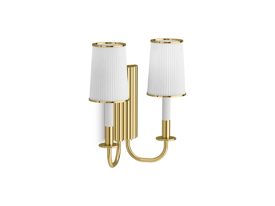 KOHLER K-28544-SC02 Tresdoux Two-light sconce