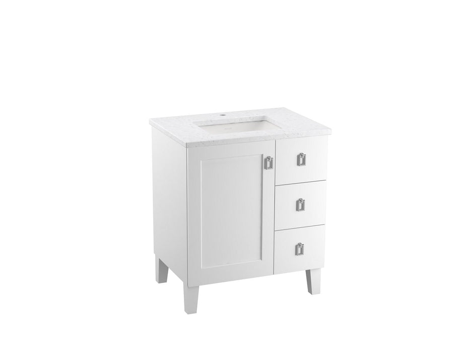KOHLER K-99530-LGR Poplin 30" bathroom vanity cabinet