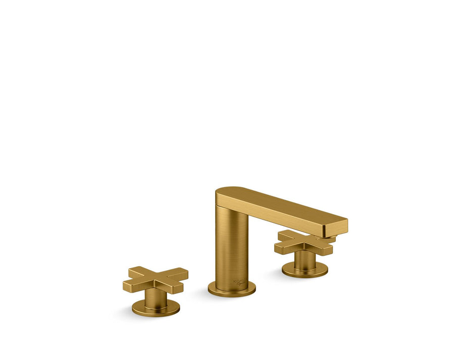 KOHLER K-73060-3 Composed Widespread bathroom sink faucet with Cross handles, 1.2 gpm