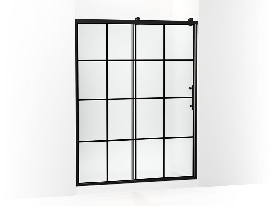 KOHLER K-702256-10G80 Rely 77" H sliding shower door with 3/8"-thick glass