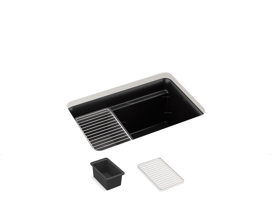 KOHLER K-27787 Cairn 27-1/2" undermount single-bowl utility sink