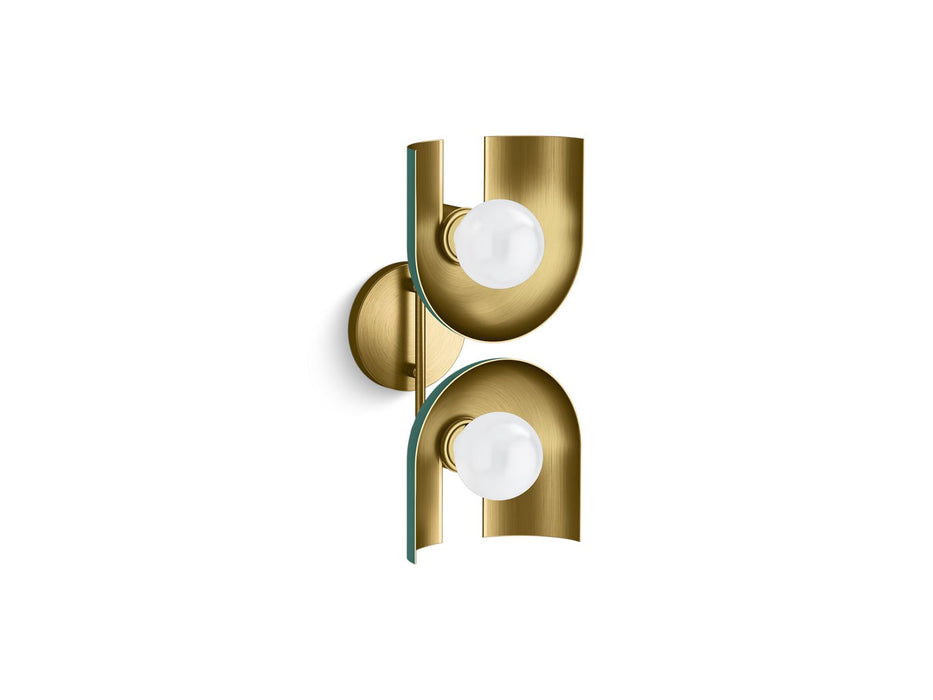 KOHLER K-31783-SC02 Jabot Two-light sconce