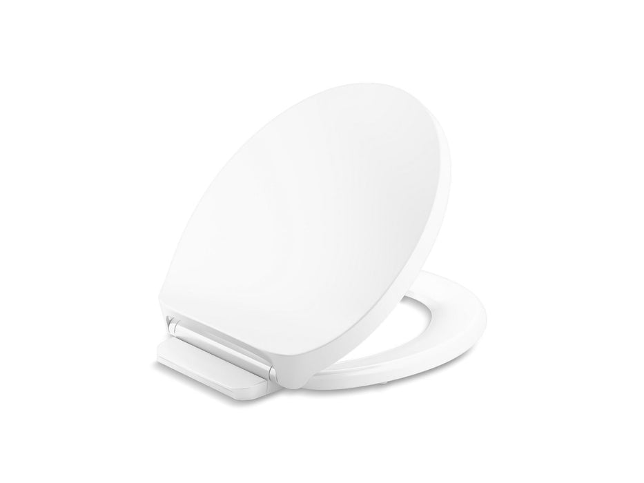 KOHLER K-28005 Drift ReadyLatch Quiet-Close round-front toilet seat